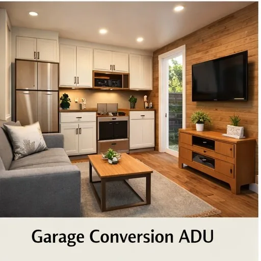Garage conversion ADU in Orange County